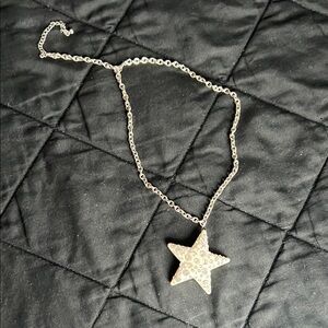 Silver Star Pendant Necklace